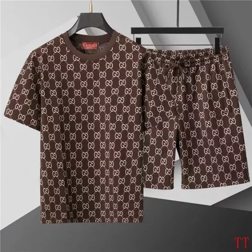 Gucci Tracksuits Short Sleeved For Men #1287130