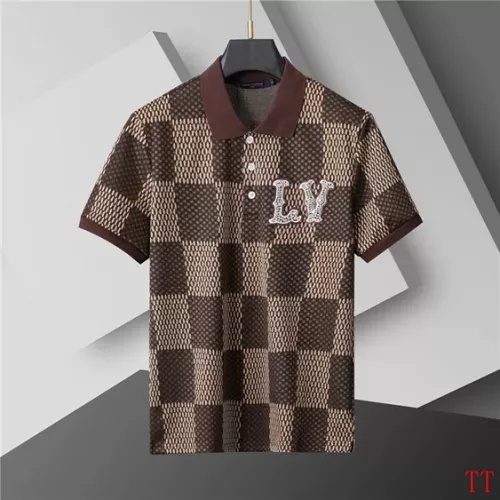 Cheap Louis Vuitton LV Tracksuits Short Sleeved For Men #1287134 Replica Wholesale [$68.00 USD] [ITEM#1287134] on Replica Louis Vuitton LV Tracksuits