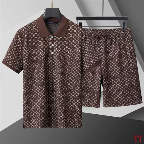 Louis Vuitton LV Tracksuits Short Sleeved For Men #1287136