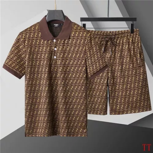 Fendi Tracksuits Short Sleeved For Men #1287151