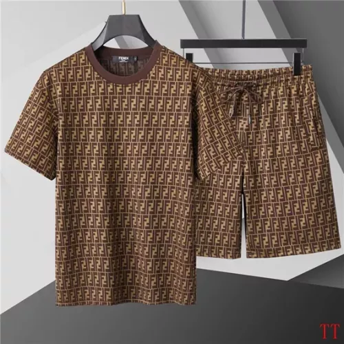 Fendi Tracksuits Short Sleeved For Men #1287153