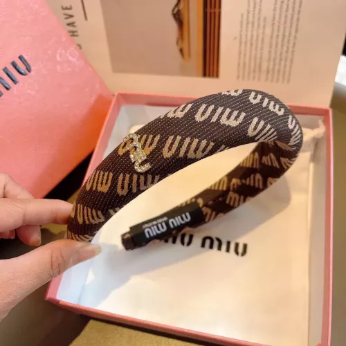 Cheap MIU MIU Headband For Women #1287336 Replica Wholesale [$27.00 USD] [ITEM#1287336] on Replica MIU MIU Headband