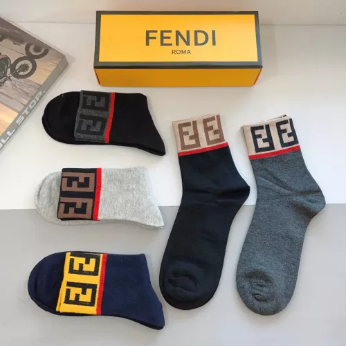 Cheap Fendi Socks For Men #1287653 Replica Wholesale [$29.00 USD] [ITEM#1287653] on Replica Fendi Socks