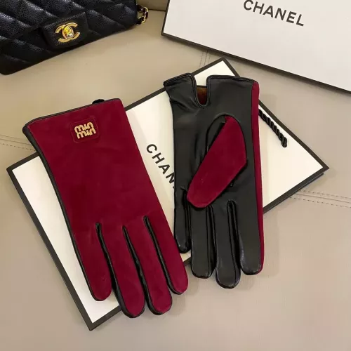 Cheap MIU MIU Gloves For Women #1287909 Replica Wholesale [$48.00 USD] [ITEM#1287909] on Replica MIU MIU Gloves