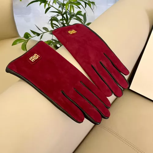 Cheap MIU MIU Gloves For Women #1287909 Replica Wholesale [$48.00 USD] [ITEM#1287909] on Replica MIU MIU Gloves