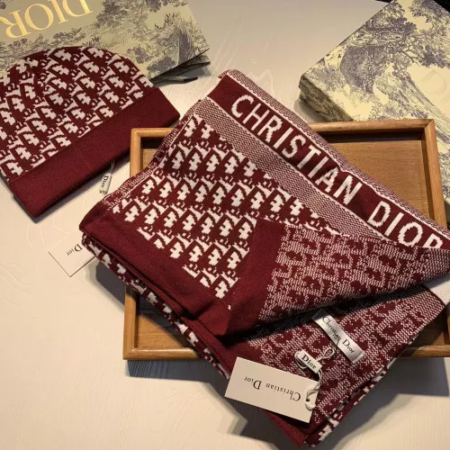 Cheap Christian Dior Hat and Scarf Set #1287935 Replica Wholesale [$64.00 USD] [ITEM#1287935] on Replica Christian Dior Hat and Scarf and Glove Set