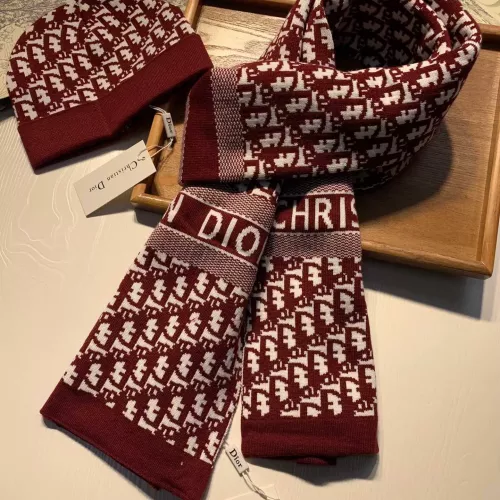 Cheap Christian Dior Hat and Scarf Set #1287935 Replica Wholesale [$64.00 USD] [ITEM#1287935] on Replica Christian Dior Hat and Scarf and Glove Set