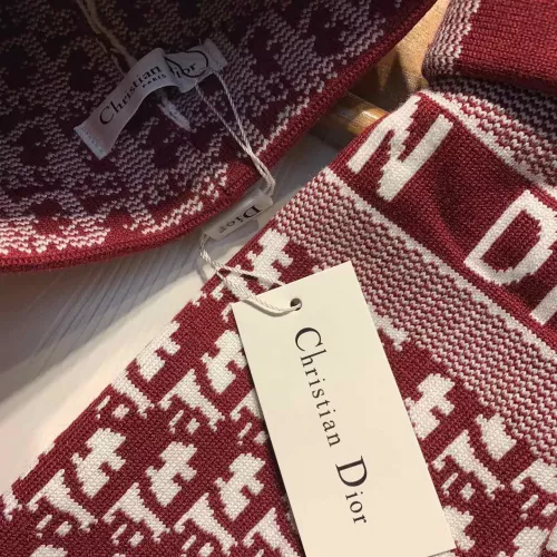 Cheap Christian Dior Hat and Scarf Set #1287935 Replica Wholesale [$64.00 USD] [ITEM#1287935] on Replica Christian Dior Hat and Scarf and Glove Set