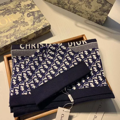 Cheap Christian Dior Hat and Scarf Set #1287936 Replica Wholesale [$64.00 USD] [ITEM#1287936] on Replica Christian Dior Hat and Scarf and Glove Set