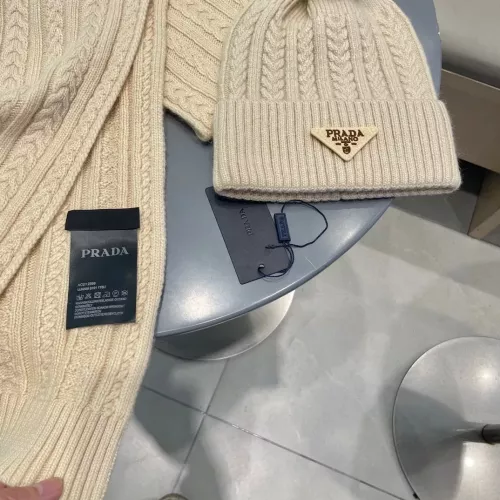 Cheap Prada Hat and Scarf Set #1287992 Replica Wholesale [$64.00 USD] [ITEM#1287992] on Replica Prada Hat and Scarf and Glove Set