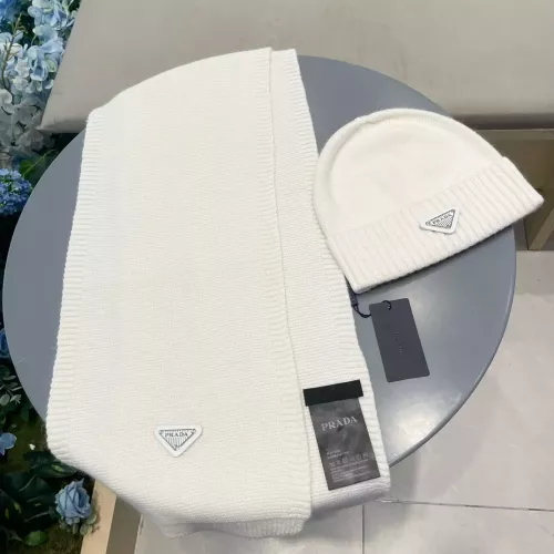 Cheap Prada Hat and Scarf Set #1288000 Replica Wholesale [$64.00 USD] [ITEM#1288000] on Replica Prada Hat and Scarf and Glove Set