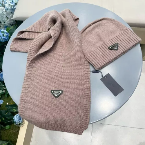 Cheap Prada Hat and Scarf Set #1288002 Replica Wholesale [$64.00 USD] [ITEM#1288002] on Replica Prada Hat and Scarf and Glove Set