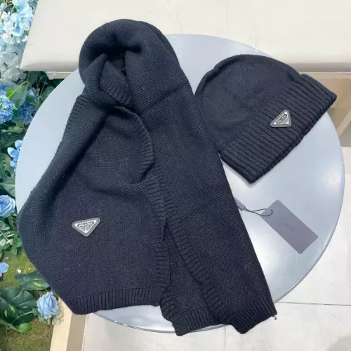 Cheap Prada Hat and Scarf Set #1288004 Replica Wholesale [$64.00 USD] [ITEM#1288004] on Replica Prada Hat and Scarf and Glove Set