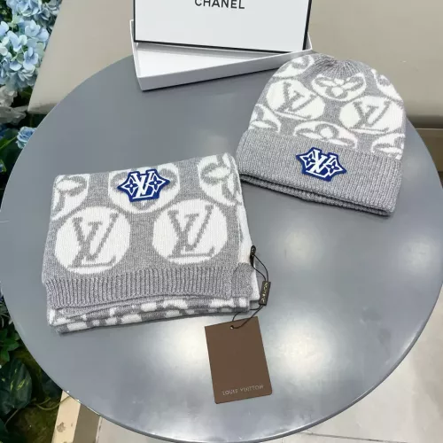 Cheap Louis Vuitton LV Hat and Scarf Set #1288033 Replica Wholesale [$60.00 USD] [ITEM#1288033] on Replica Louis Vuitton LV Hat and Scarf and Glove Set