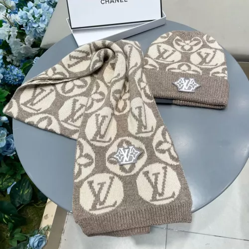 Cheap Louis Vuitton LV Hat and Scarf Set #1288034 Replica Wholesale [$60.00 USD] [ITEM#1288034] on Replica Louis Vuitton LV Hat and Scarf and Glove Set