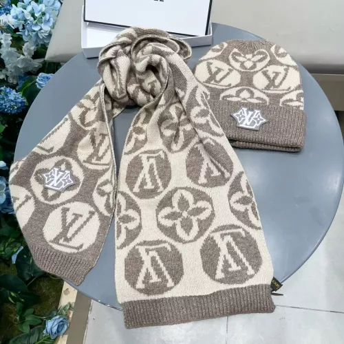 Cheap Louis Vuitton LV Hat and Scarf Set #1288034 Replica Wholesale [$60.00 USD] [ITEM#1288034] on Replica Louis Vuitton LV Hat and Scarf and Glove Set