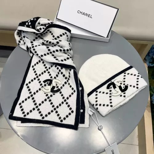 Cheap Chanel Hat and Scarf Set #1288056 Replica Wholesale [$60.00 USD] [ITEM#1288056] on Replica Chanel Hat and Scarf and Glove Set