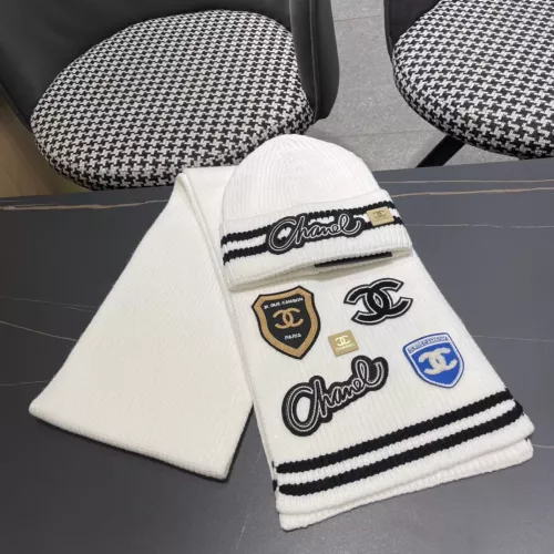 Cheap Chanel Hat and Scarf Set #1288058 Replica Wholesale [$68.00 USD] [ITEM#1288058] on Replica Chanel Hat and Scarf and Glove Set