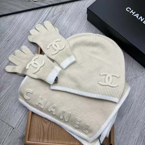 Chanel Hat and Scarf and Glove Set #1288060