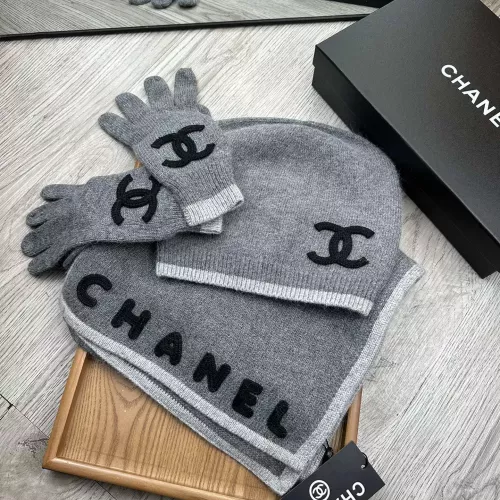 Chanel Hat and Scarf and Glove Set #1288061