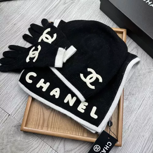 Chanel Hat and Scarf and Glove Set #1288062