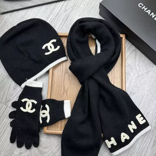 Cheap Chanel Hat and Scarf and Glove Set #1288062 Replica Wholesale [$72.00 USD] [ITEM#1288062] on Replica Chanel Hat and Scarf and Glove Set