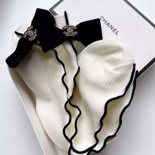 Cheap Chanel Socks For Women #1288287 Replica Wholesale [$29.00 USD] [ITEM#1288287] on Replica Chanel Socks