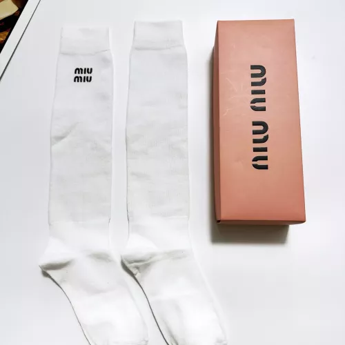 Cheap MIU MIU Socks #1288317 Replica Wholesale [$29.00 USD] [ITEM#1288317] on Replica MIU MIU Socks