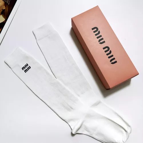 Cheap MIU MIU Socks #1288317 Replica Wholesale [$29.00 USD] [ITEM#1288317] on Replica MIU MIU Socks