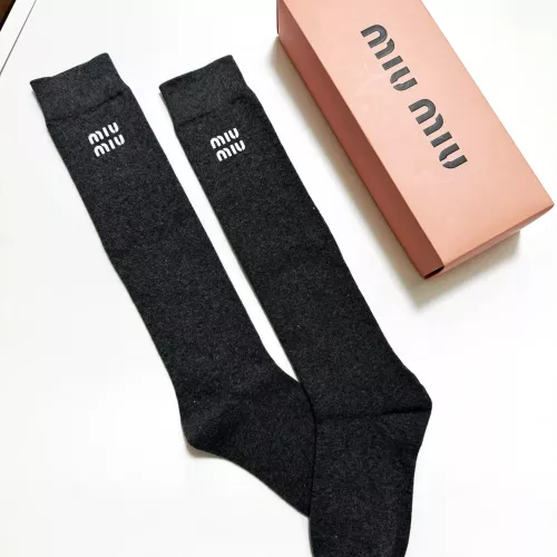 Cheap MIU MIU Socks #1288318 Replica Wholesale [$29.00 USD] [ITEM#1288318] on Replica MIU MIU Socks