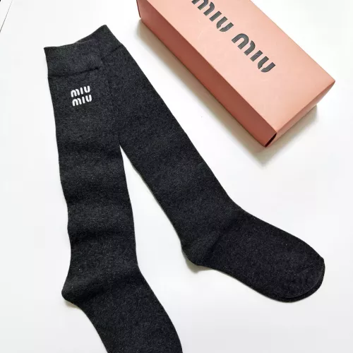 Cheap MIU MIU Socks #1288318 Replica Wholesale [$29.00 USD] [ITEM#1288318] on Replica MIU MIU Socks