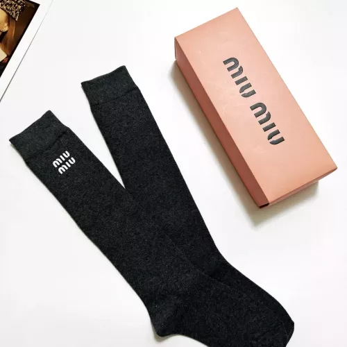 Cheap MIU MIU Socks #1288318 Replica Wholesale [$29.00 USD] [ITEM#1288318] on Replica MIU MIU Socks