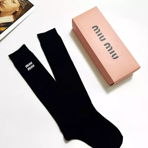 Cheap MIU MIU Socks #1288319 Replica Wholesale [$29.00 USD] [ITEM#1288319] on Replica MIU MIU Socks