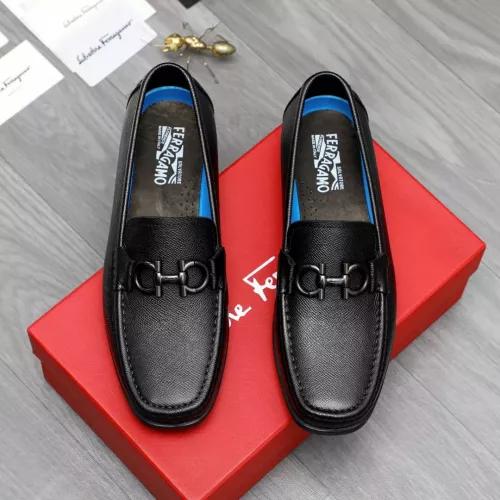 Cheap Salvatore Ferragamo Leather Shoes For Men #1288846 Replica Wholesale [$92.00 USD] [ITEM#1288846] on Replica Salvatore Ferragamo Leather Shoes