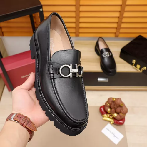 Cheap Salvatore Ferragamo Leather Shoes For Men #1288851 Replica Wholesale [$96.00 USD] [ITEM#1288851] on Replica Salvatore Ferragamo Leather Shoes