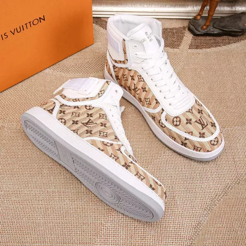 Cheap Louis Vuitton High Tops Shoes For Men #1289179 Replica Wholesale [$76.00 USD] [ITEM#1289179] on Replica Louis Vuitton High Tops Shoes