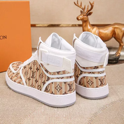 Cheap Louis Vuitton High Tops Shoes For Men #1289179 Replica Wholesale [$76.00 USD] [ITEM#1289179] on Replica Louis Vuitton High Tops Shoes