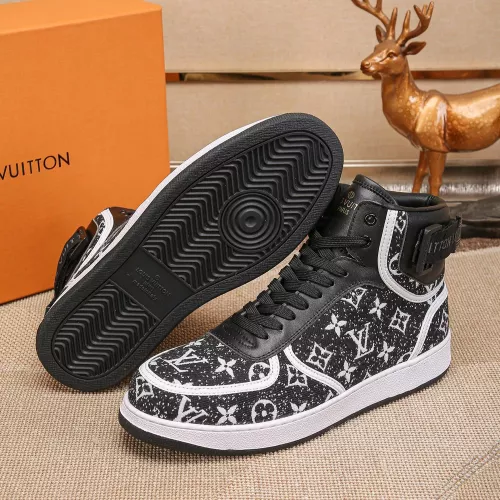 Cheap Louis Vuitton High Tops Shoes For Men #1289182 Replica Wholesale [$76.00 USD] [ITEM#1289182] on Replica Louis Vuitton High Tops Shoes