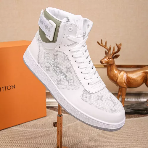 Cheap Louis Vuitton High Tops Shoes For Men #1289184 Replica Wholesale [$80.00 USD] [ITEM#1289184] on Replica Louis Vuitton High Tops Shoes