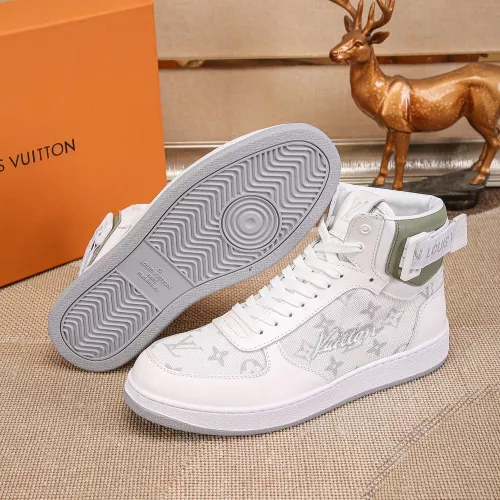 Cheap Louis Vuitton High Tops Shoes For Men #1289184 Replica Wholesale [$80.00 USD] [ITEM#1289184] on Replica Louis Vuitton High Tops Shoes