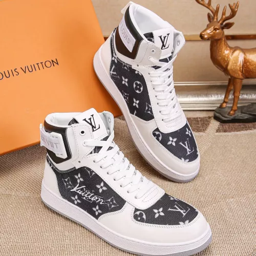 Cheap Louis Vuitton High Tops Shoes For Men #1289189 Replica Wholesale [$80.00 USD] [ITEM#1289189] on Replica Louis Vuitton High Tops Shoes