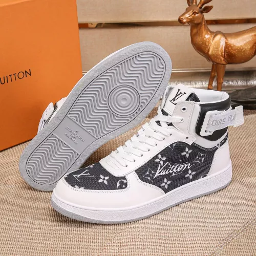 Cheap Louis Vuitton High Tops Shoes For Men #1289189 Replica Wholesale [$80.00 USD] [ITEM#1289189] on Replica Louis Vuitton High Tops Shoes