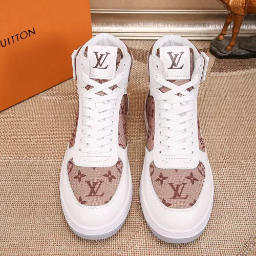 Cheap Louis Vuitton High Tops Shoes For Men #1289190 Replica Wholesale [$80.00 USD] [ITEM#1289190] on Replica Louis Vuitton High Tops Shoes