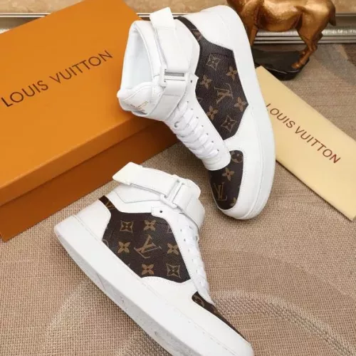 Cheap Louis Vuitton High Tops Shoes For Men #1289191 Replica Wholesale [$80.00 USD] [ITEM#1289191] on Replica Louis Vuitton High Tops Shoes