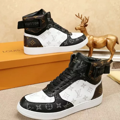 Cheap Louis Vuitton High Tops Shoes For Men #1289193 Replica Wholesale [$76.00 USD] [ITEM#1289193] on Replica Louis Vuitton High Tops Shoes