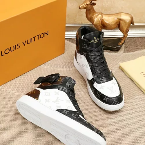 Cheap Louis Vuitton High Tops Shoes For Men #1289193 Replica Wholesale [$76.00 USD] [ITEM#1289193] on Replica Louis Vuitton High Tops Shoes