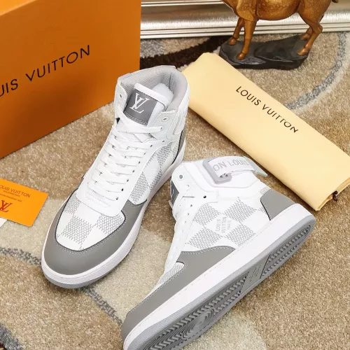 Cheap Louis Vuitton High Tops Shoes For Men #1289194 Replica Wholesale [$80.00 USD] [ITEM#1289194] on Replica Louis Vuitton High Tops Shoes