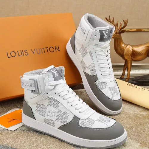 Cheap Louis Vuitton High Tops Shoes For Men #1289194 Replica Wholesale [$80.00 USD] [ITEM#1289194] on Replica Louis Vuitton High Tops Shoes