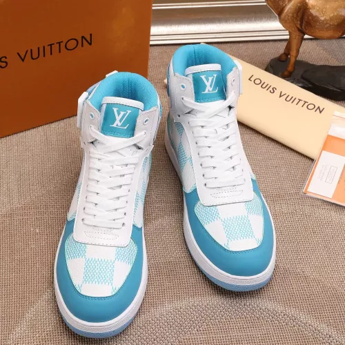 Cheap Louis Vuitton High Tops Shoes For Men #1289195 Replica Wholesale [$80.00 USD] [ITEM#1289195] on Replica Louis Vuitton High Tops Shoes