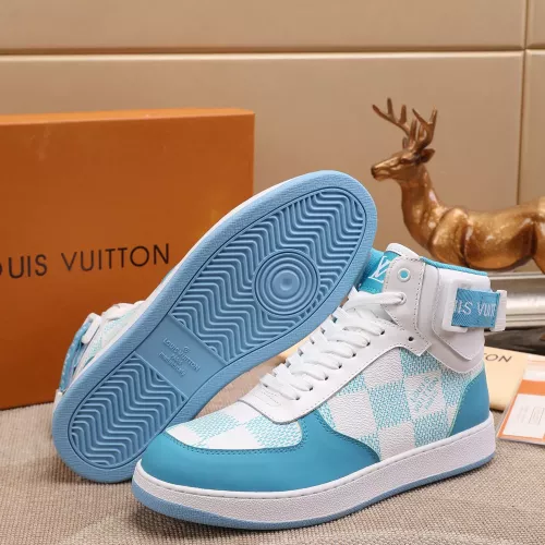 Cheap Louis Vuitton High Tops Shoes For Men #1289195 Replica Wholesale [$80.00 USD] [ITEM#1289195] on Replica Louis Vuitton High Tops Shoes